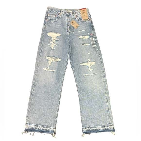 LEVI’S RIBCAGE STRAIGHT ANKLE SIZE  27 - Picture 4 of 16